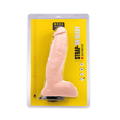 HUNG System Dildo Jay - 34 x 9,5 cm - XL - lichte huidskleur