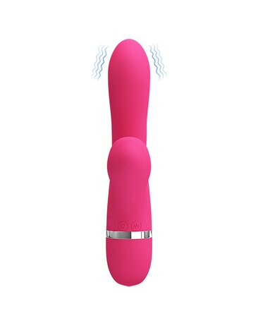 Pretty Love - Tarzan Vibrator Met ZuigFunctie WILLOW - Roze