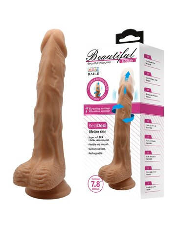 Pretty Love - Vibrerende Dildo - Bodach - medium huidskleur