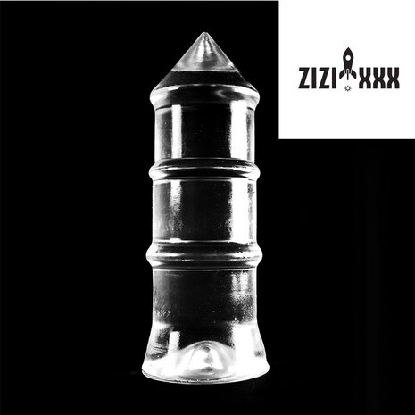 ZiZi Extra grote buttplug Lola 20 cm - transparant