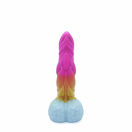 Kiotos Monstar Dildo Beast No. 49 - roze/wit/geel