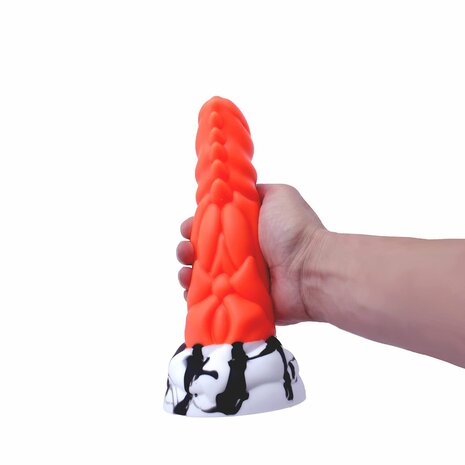 Kiotos Monstar - Dildo Beast No. 51 - Oranje/Wit/Zwart