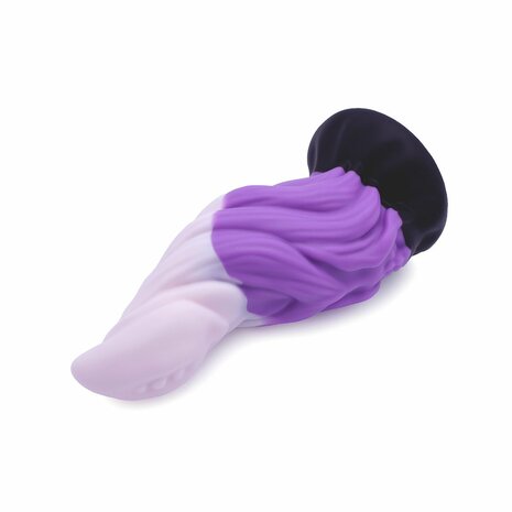 Kiotos Monstar XXL Dildo Beast No. 55 - paars/zwart/wit