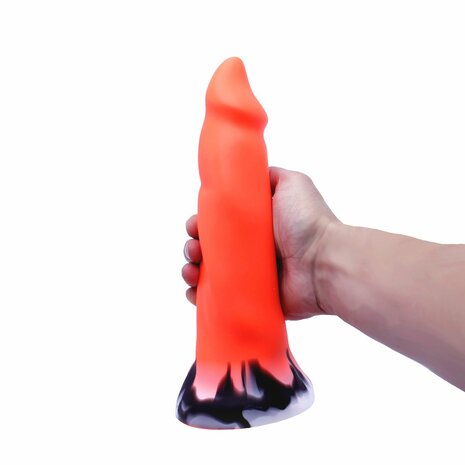 Kiotos Monstar Dildo Beast No. 47 - oranje/zwart/wit