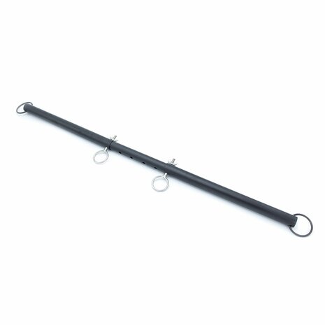 Zwarte verstelbare RVS spreader bar / spreidstang