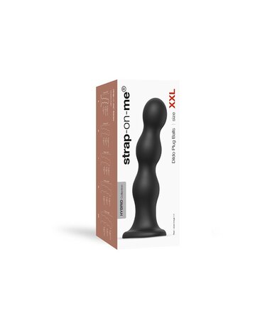 Strap-On-Me Dildo Plug Balls - zwart - maat XXL