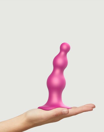 Strap-On-Me Dildo Plug Beads - metallic roze - maat M