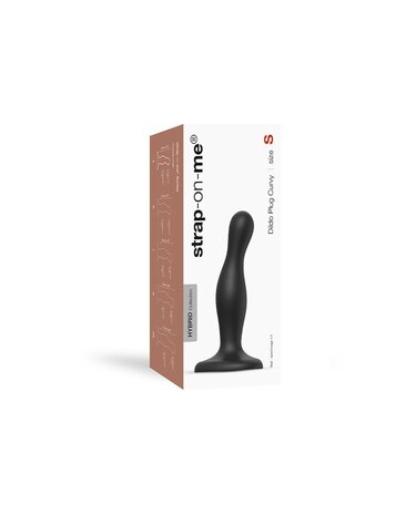 Strap-On-Me Dildo Plug Curvy - zwart - maat S