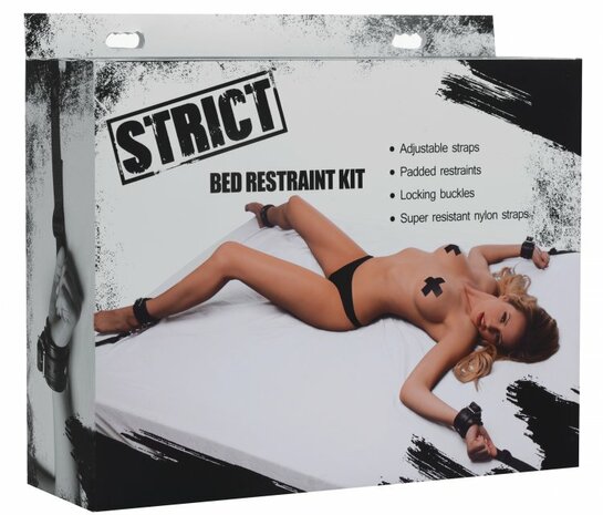 Strict Bed Restraint Kit | Bedboeien Set met verstelbare banden