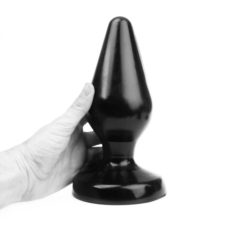 I Love Butt - Klassieke Buttplug - XXL - zwart