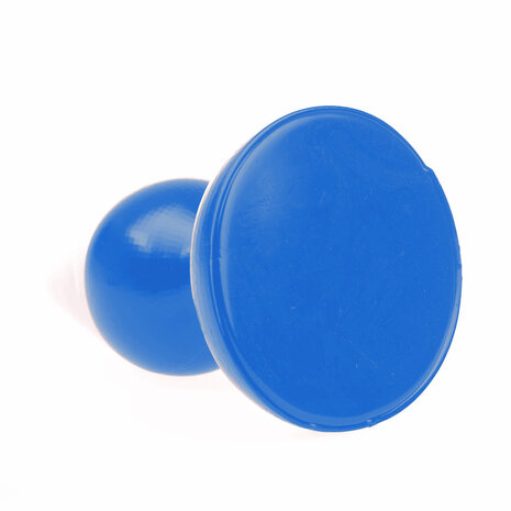 I Love Butt - Klassieke Buttplug - XXL - blauw