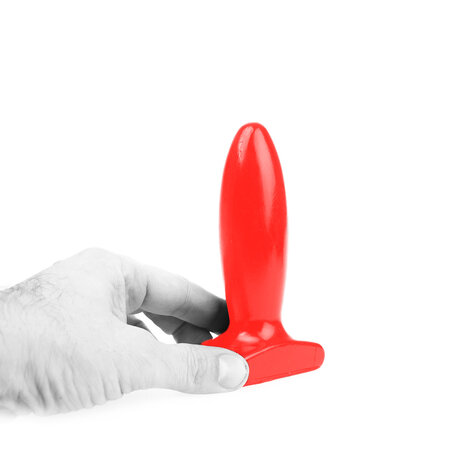 I Love Butt - Slanke Buttplug - M - rood