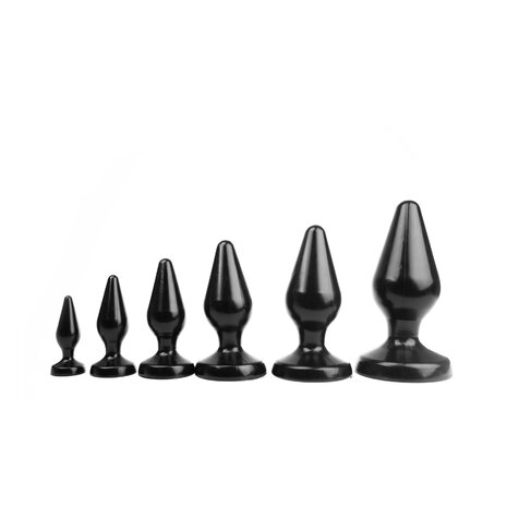 I Love Butt - Klassieke Buttplug - XS - zwart