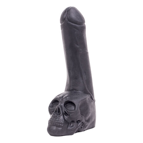 Zwarte Dildo met Doodshoofd