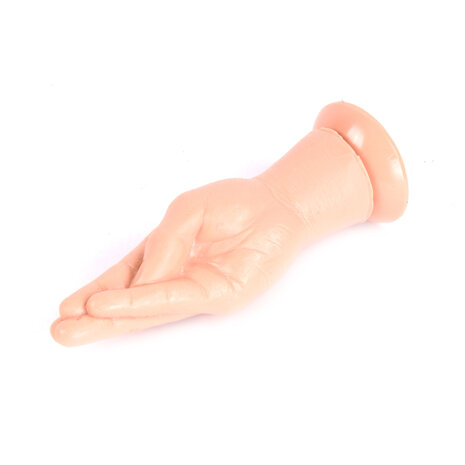 Kingsize Fisting Dildo Hand 19 x 6 cm - lichte huidskleur