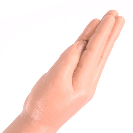 Kingsize Fisting Dildo Hand 19 x 6 cm - lichte huidskleur