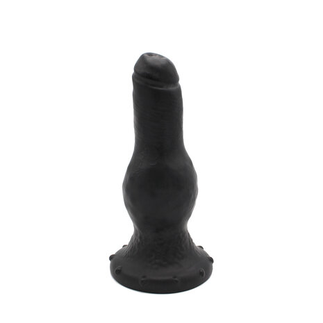 Dinoo XXL Dildo met bolvormige verdikking van TPE - zwart