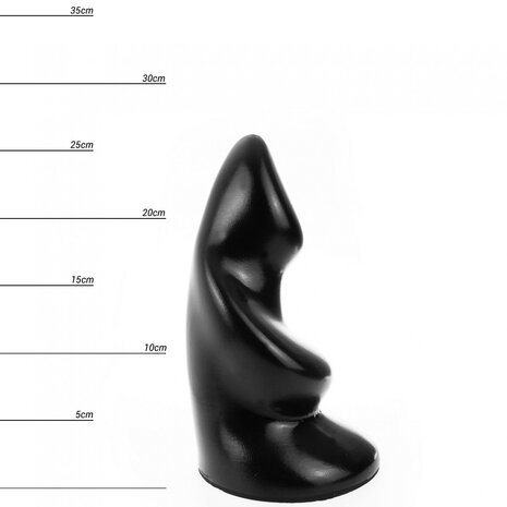 Dinoo Dildo HUNG Grim 26 x 7 cm - zwart