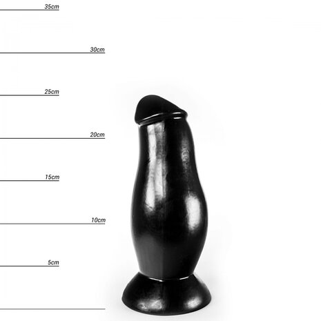 Dinoo - Anaal Dildo - Cumnoria - 25 cm - Zwart