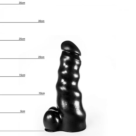 Dinoo - Anaal Dildo - Dilong 25 cm - Zwart