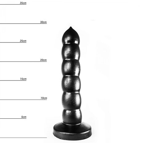 Dinoo Dildo Mega 29 x 5,5 cm - zwart