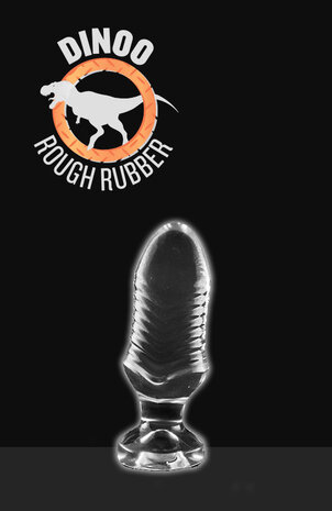 Dinoo Dildo Rugops 18 cm - transparant