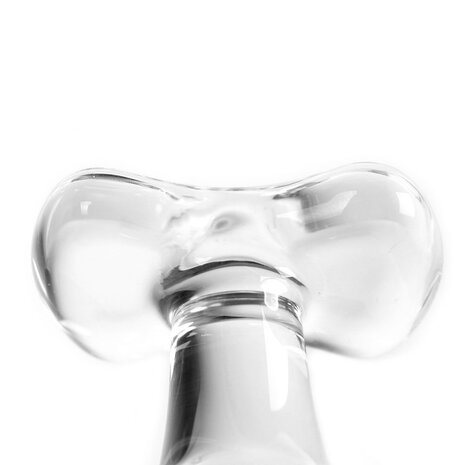 Glazen Buttplug 10,7 x 4,2 cm - transparant