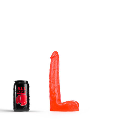 All Red - Dildo - 21 x 3,5 cm - Rood