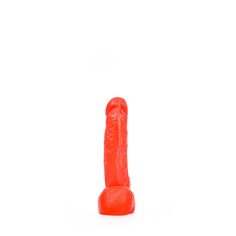 All Red - Dildo - 22 x 4,5 cm - Rood