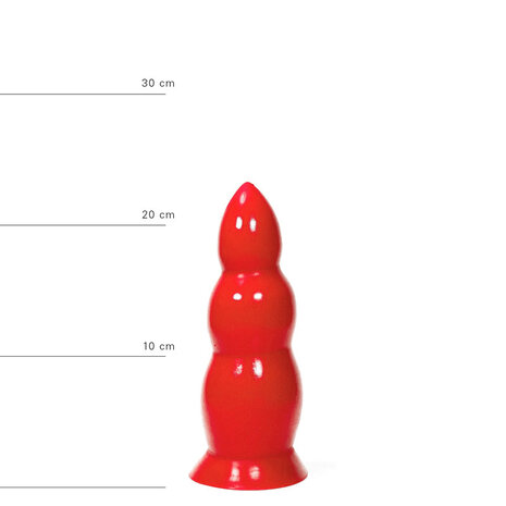 All Red - Dildo 23 x 8 cm - Rood