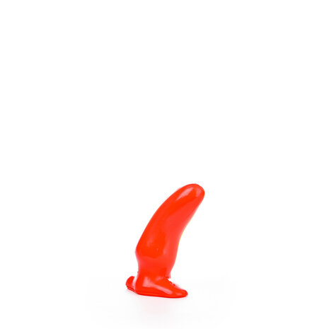 All Red Buttplug 13 x 5 cm - rood