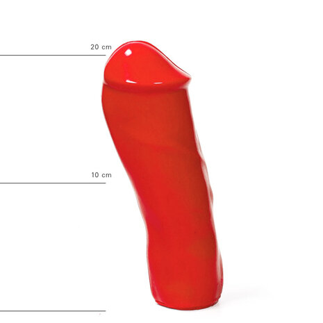 All Red - Dildo - 20 x 6 cm - Rood