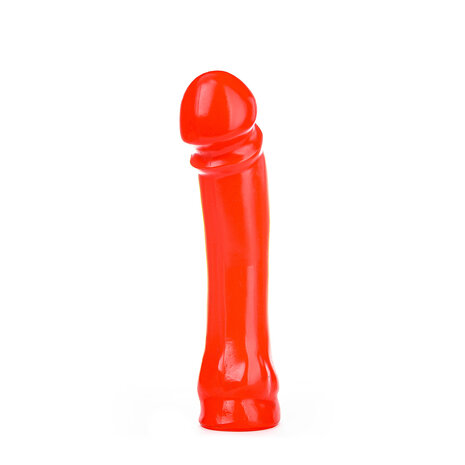 All Red Dildo 33 x 7 cm - rood