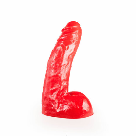 All Red - Klassieke Dildo - 25,5 x 4,1 cm - Rood