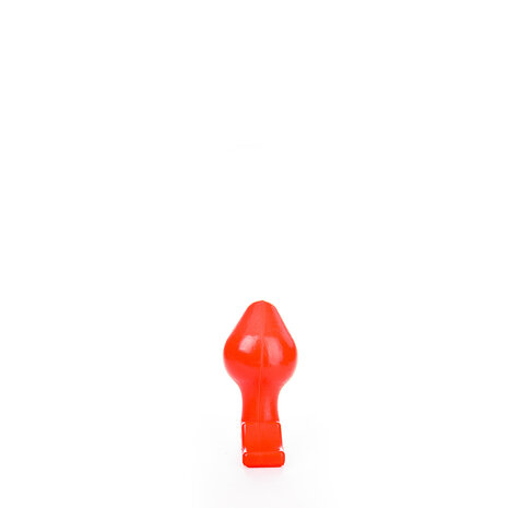All Red Buttplug 16 x 8 cm - rood