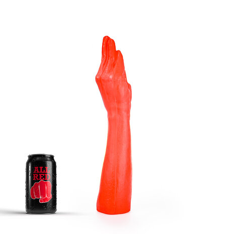 All Red Fisting Dildo 37 x 7 cm - rood