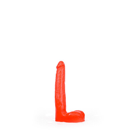 All Red - Dildo - 21 x 3,5 cm - Rood