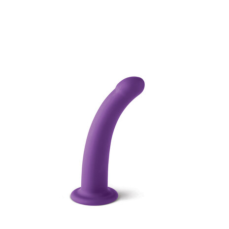 Virgite Strap-on Harnas met paarse dildo - maat S