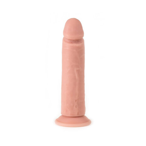 Virgite - Vibrerende Dildo met afstandsbediening - 23 x 7.5 cm - lichte huidskleur