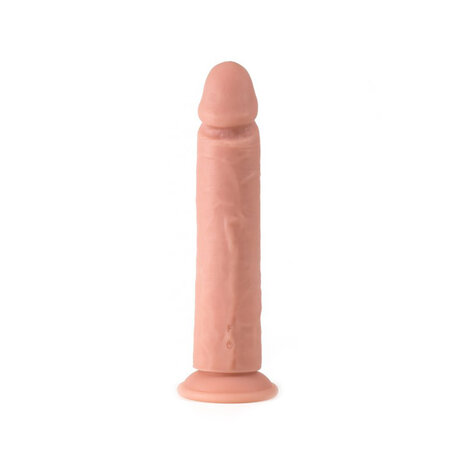 Virgite - Vibrerende Dildo met afstandsbediening - 26.5 x 8 cm - lichte huidskleur