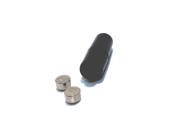 Virgite Mini vibrator met twee clitoris antennes - zwart