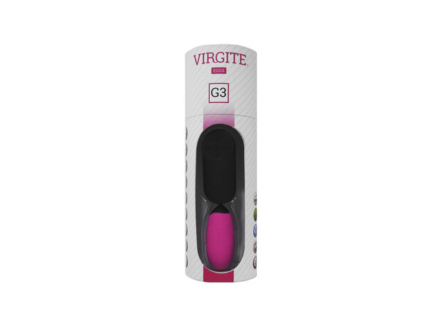 Virgite Vibrerend eitje oplaadbaar met draadloze afstandsbediening G3 - roze