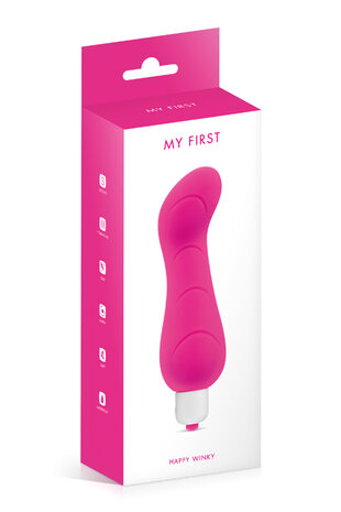 My First - Happy Winky - Vibrator - Roze