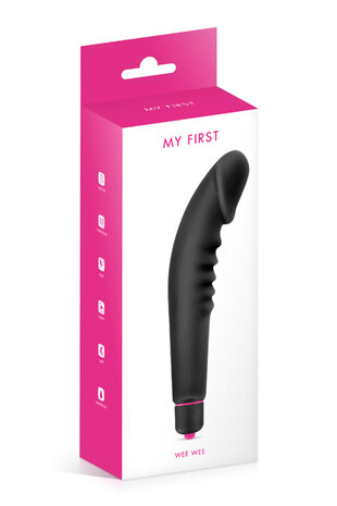 My First Wee Wee Vibrator - zwart