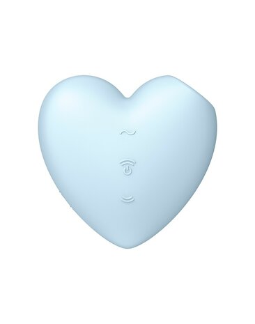 Satisfyer - Cutie Heart - Luchtdruk Vibrator- Lichtblauw