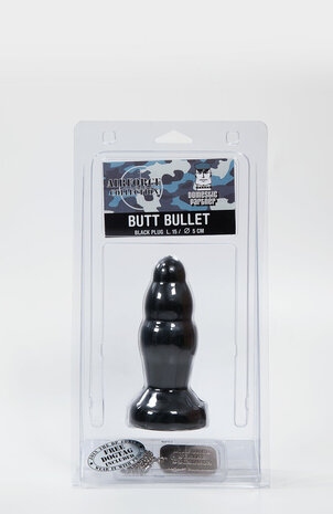 Domestic Partner Buttplug Butt Bullet 15 x 5 cm - zwart
