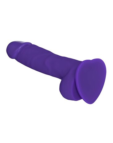 Strap-On-Me Soft Realistic Dildo met zuignap - paars - maat XL