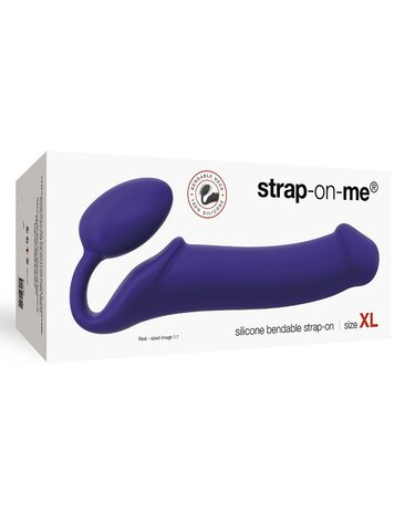 Strap-On-Me Strapless Voorbinddildo - paars - maat XL