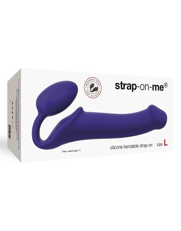 Strap-on-Me - Strapless Voorbinddildo - paars - maat L