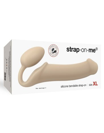 Strap-On-Me Strapless Voorbinddildo - lichte huidskleur - maat XL